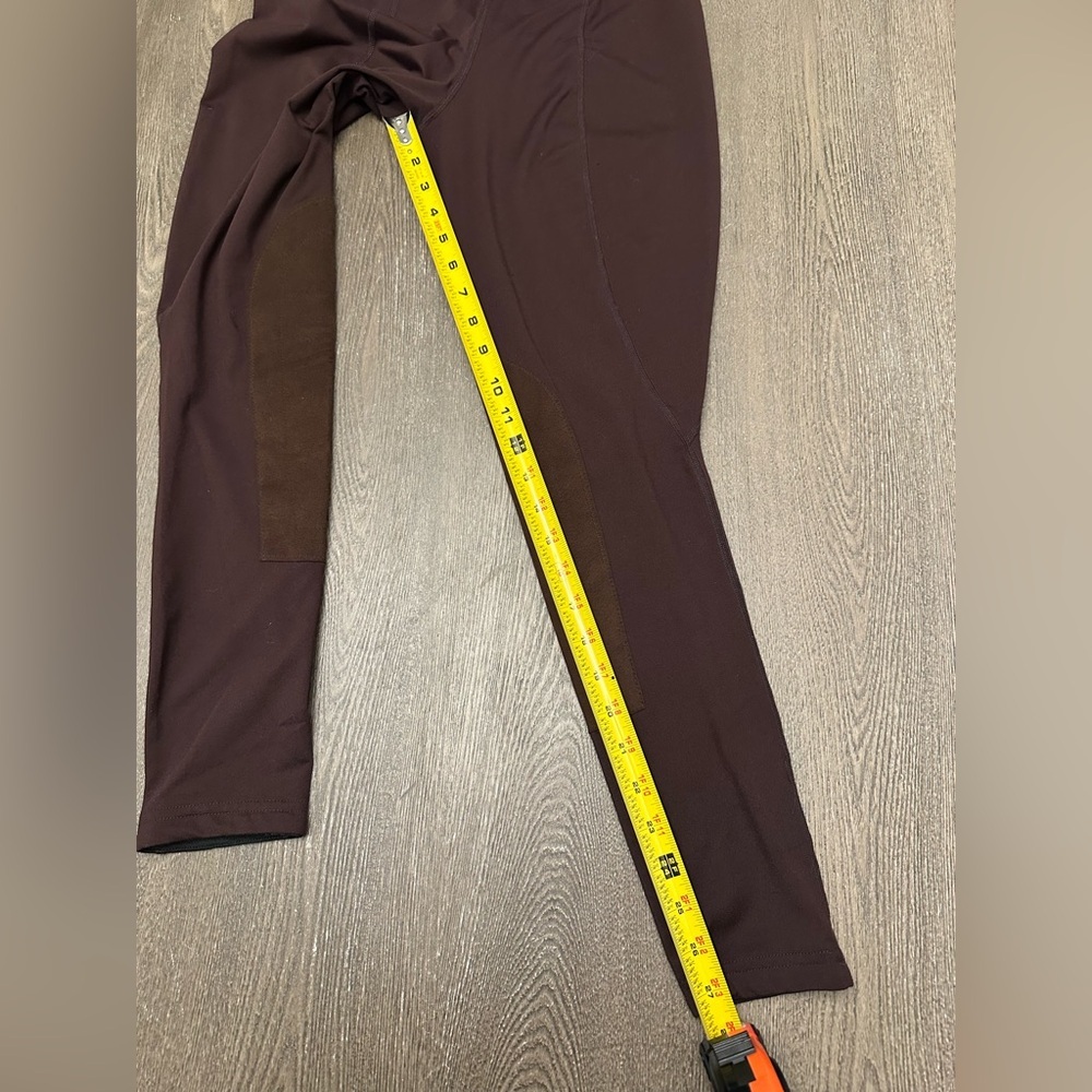 KERRITS BROWN HORSEBACK RIDING LEGGINGS - Size Large SKU:557 - Picture 7 of 8